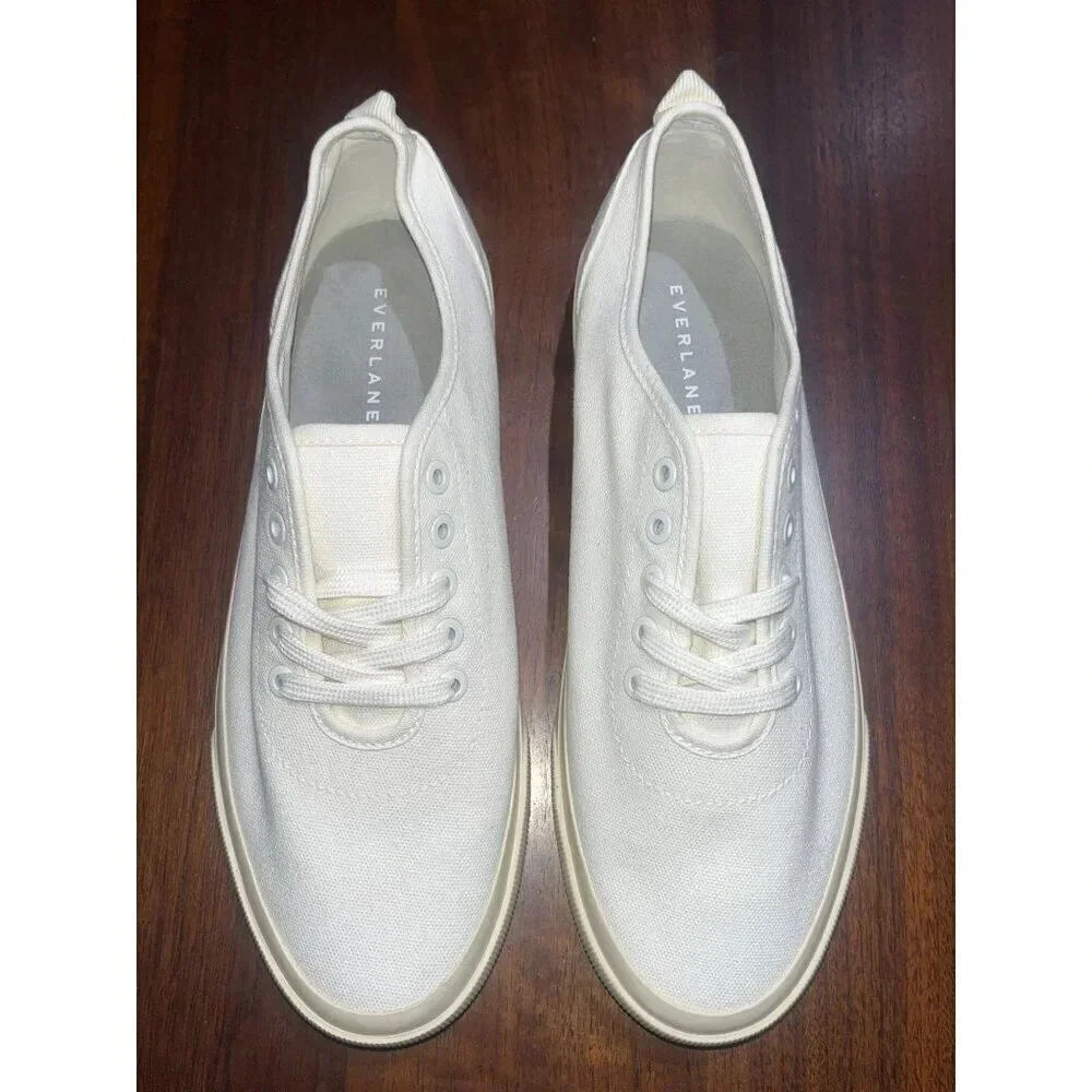 Everlane The Forever Sneaker in White Mens New Athletic Shoes - Picture 4 of 14